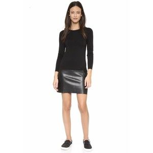 Bailey‎ 44 Women's Sedgwick Long Sleeves Long Black Dress in S